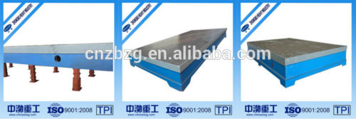 2015 high quality cast iron surface plate working table