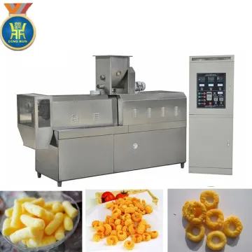 Jinan sweet puffed corn snacks food small manufacturing machines