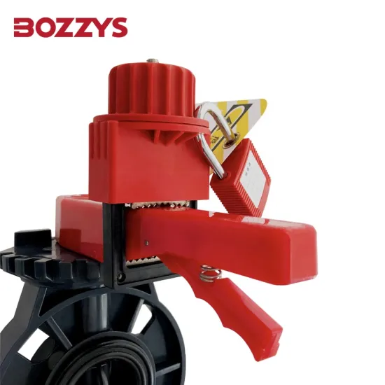 BOZZYS Adjustable Butterfly Valve Lockout Device for Handle Width 8-45MM