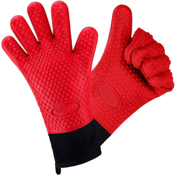 Gujia OEM Non-Slip Silicone Oven Mitts for Cooking, Baking, and Grilling