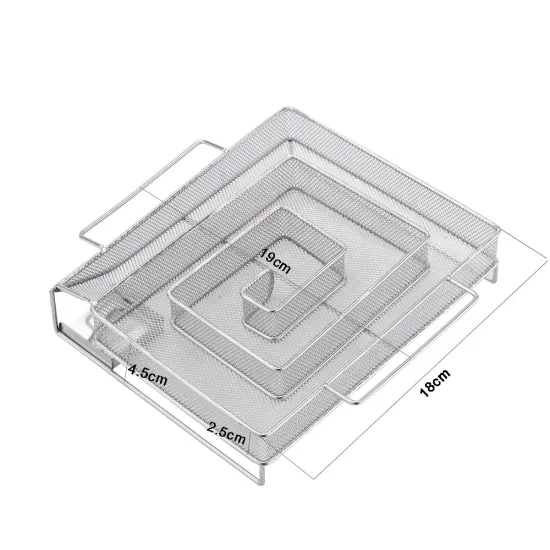 Portable Food-Grade 304 Stainless Steel BBQ Smoker for Outdoor Grilling