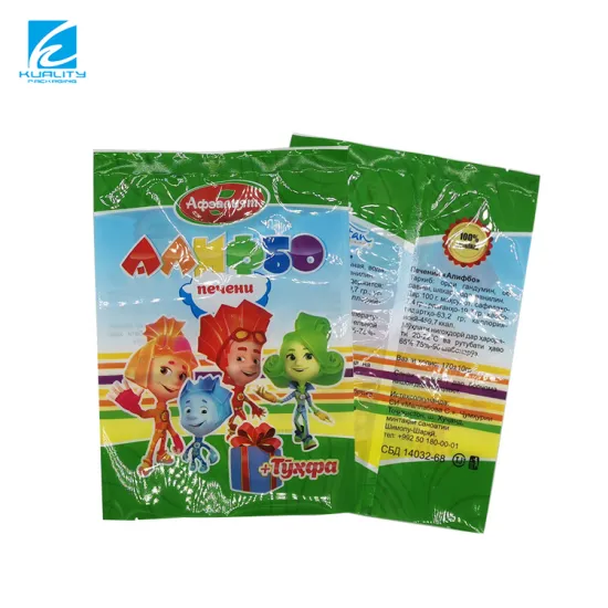 Customized Recycling Lollipop Packaging Pouch with Plastic Laminated Back Seal