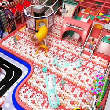 Custom Design Indoor Playground with Ball Pool for Children for Sale