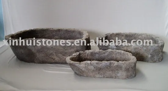 Stone Garden flower pot 010