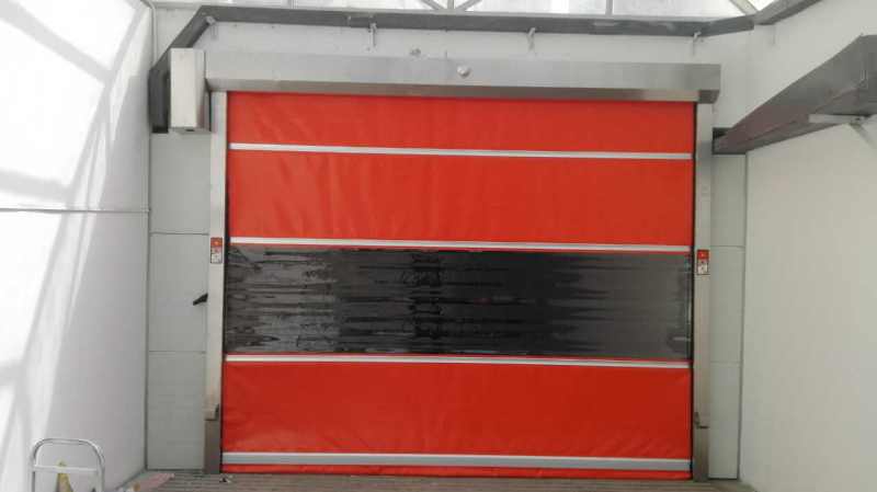 PVC Fabric High Speed Door With Radar Sensor