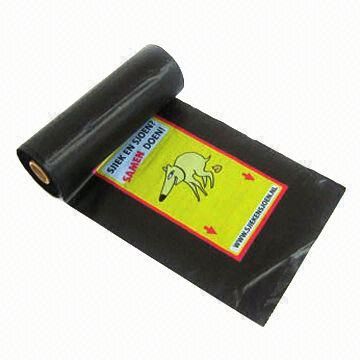 Eco-friendly black bin bag on roll with high quality,customized size,OEM orders are welcome