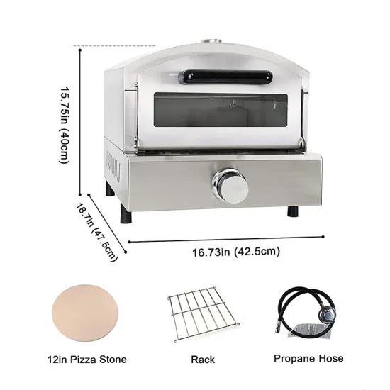 Countertop Bulit-in Ovens Toaster Commercial Propane Pizza Cone Maker Outdoor Gas Pizza Oven Forno Pizza Gas