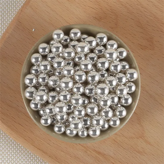 Silver Edible Candy Sprinkles for Party Cake Decor - 85g Bottle