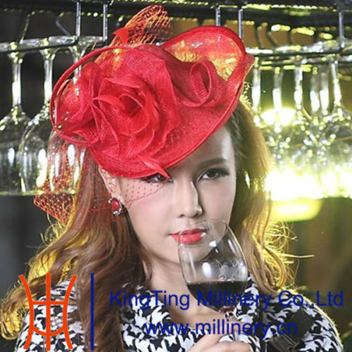 2013 Wholesales New Design headwear Black and Red Fascinator