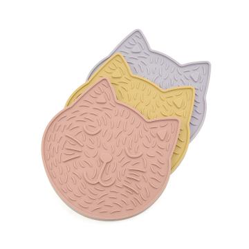 Custom Logo Silicone Slow Feeder Licking Mat for Pets
