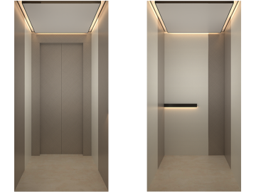Soluciones elegantes de cabinas de ascensor para hogares