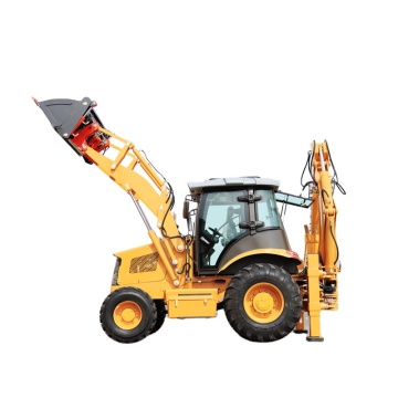 Hydraulic Tractor Front Mini Loader Backhoe Wheel Tractor with Loader and Backhoe