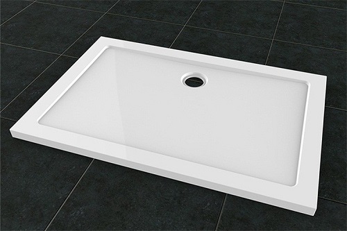 Corner Drain Shower Pan Classic SMC Shower Tray Composite Shower Pan