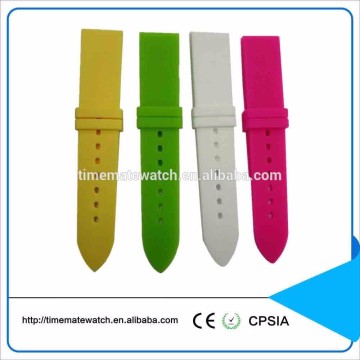 22mm colours waterproof silicone rubber watch wristwatch strap band