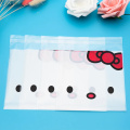 Anpassad Hello Kitty Transparent Cookie Candy Bopp Opp Bag