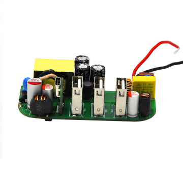 PCBA Charging Circuit: 5V 3USB+1C PD30W Port Power Adapter Bare Board