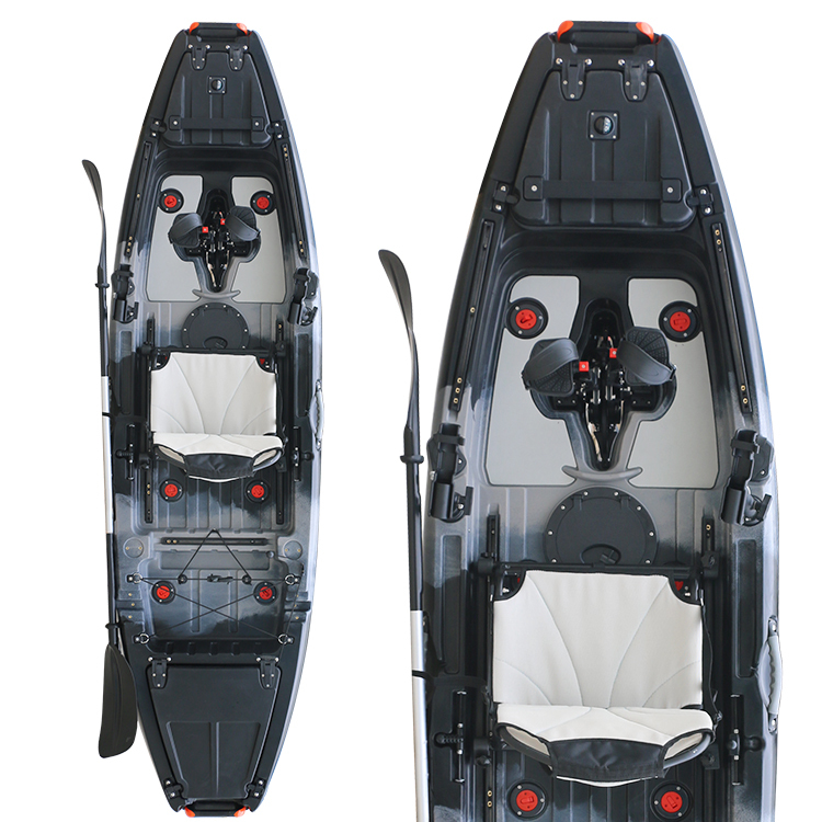 3M Roto-Molded Sit-On-Top Kayak with Pedal Drive, Seat, and Paddle
