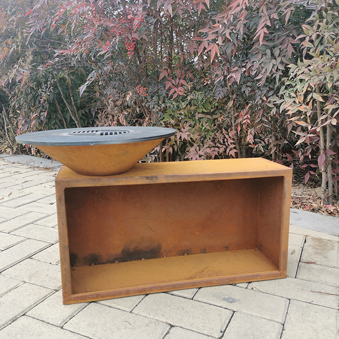 corten steel BBQ