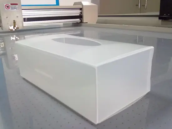 PVC box cutting folding machine