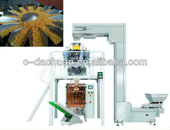 10 heads weigher packing machine for potato chip