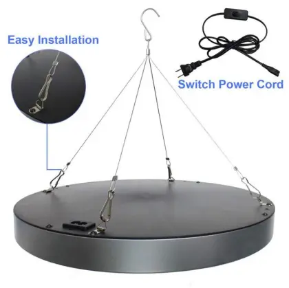 SHENPU LED UFO Grow Lamp - 50W Hydroponic Plant Lighting
