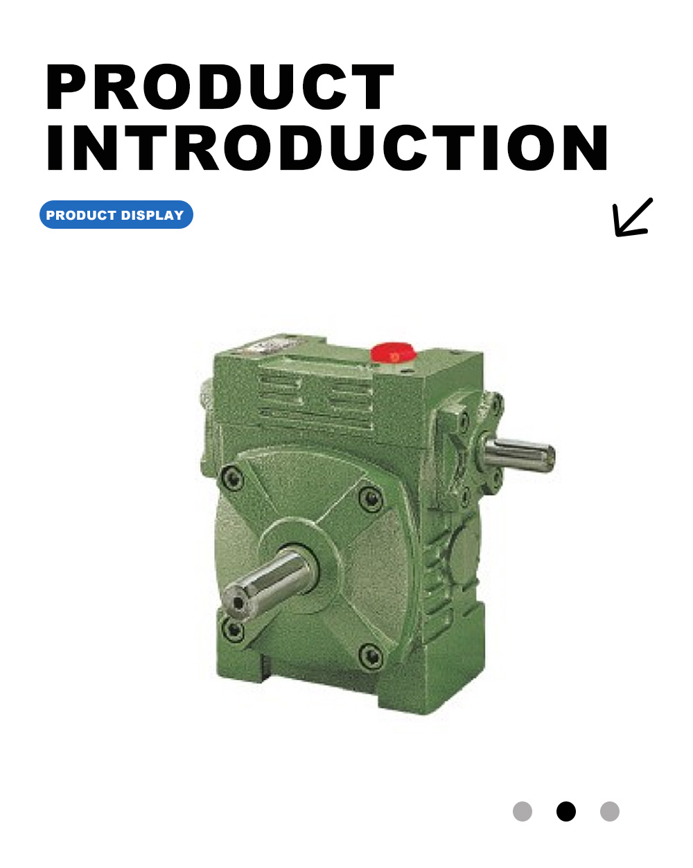WPW Worm Gear Speed Reducer X