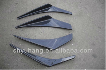 FOR Evolution 7-9 Voltext Front Bumper Carbon Fiber Canards 4pcs