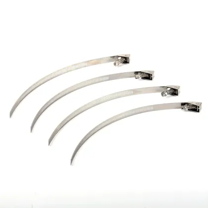 Stainless steel ball tie, stainless steel zipper tie