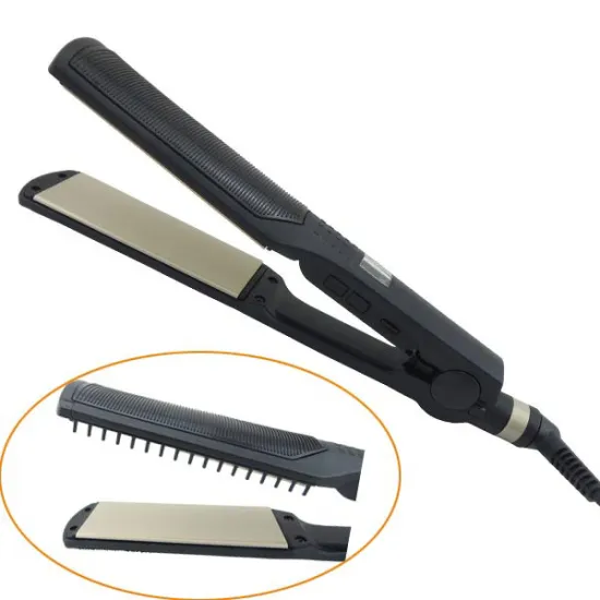 V171Ceramic Professional Hot Selling Solano Flat Iron with Removable Comb