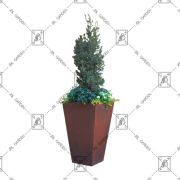 Γαλβανισμένο μεταλλικό κουτί φυτευτή φύλλων