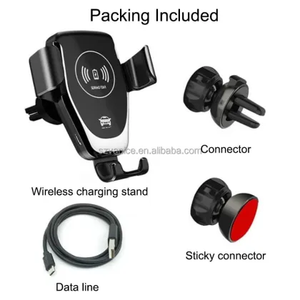 Fast Charging Auto Retractable Qi Wireless Car Charger (5W/10W)