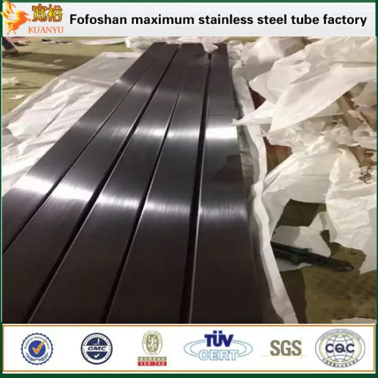 316 black titanium hairline finished stainless steel pipe and inox product