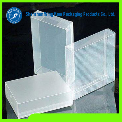 Clear PET plastic Food Grade candy Box Packaging with Wing Kam brand