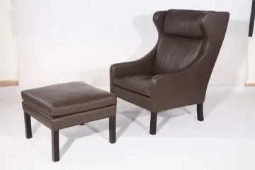 Borge Mogensen 2204 lounge chair and ottoman replica