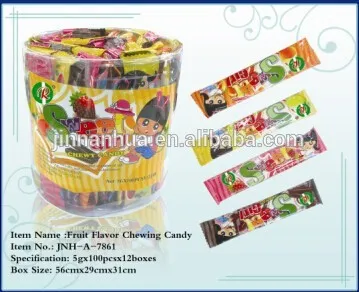 fruit flavor chewing candy