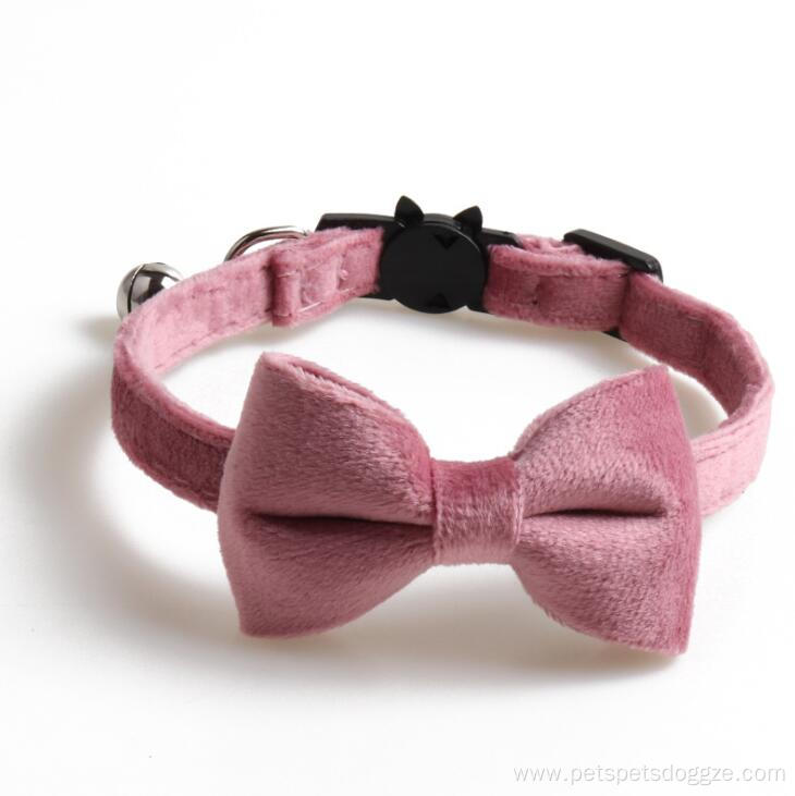 Friendly Luxury Small Pet Cat Bow Tie Collar