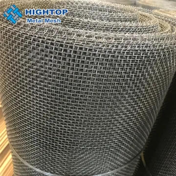 80x70, 100x90 Mesh Low Carbon Mild Steel Iron Black Wire Cloth for Rubber Industry Applications