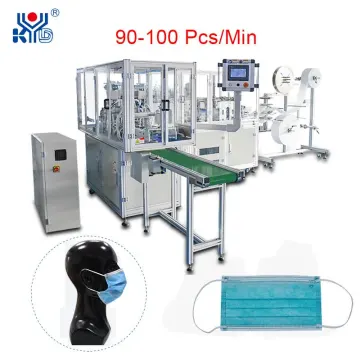 Automatic Disposable 3 Ply Flat Mask Making Machine