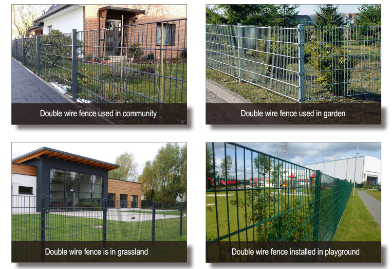 double wire fence application