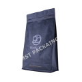 Foliefôret Kraft Paper Coffee Poss Biologisk nedbrytbar, aluminiumsfolie Kraft Food Bag