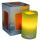 LED Fountain Flameless Festive Candles With Button