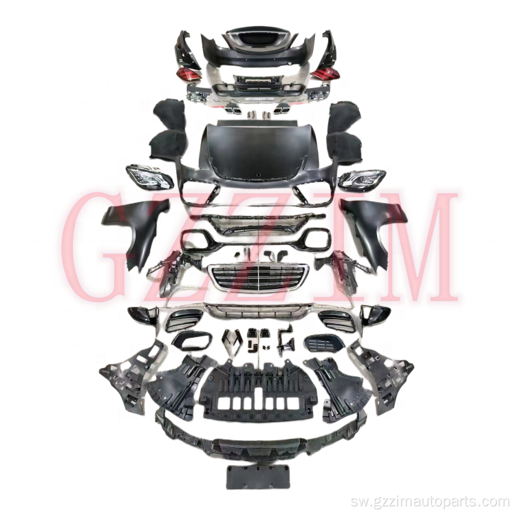 Darasa la W221 2008-2013 Boresha W222 S63 BodyKit