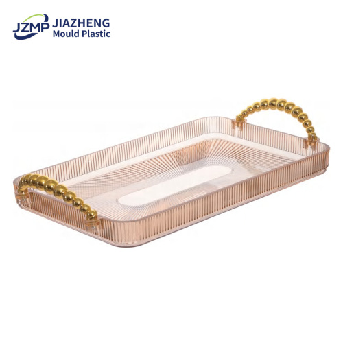 Fruits Dessert Decorative Plastic Tray With Handle