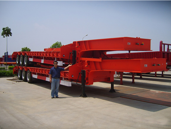 100Ton low bed trailer