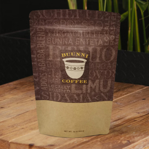 Bolsas de café individuales de 5 libras baratas con válvula y cremallera