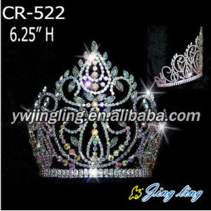 Rhinestone Pageant Crowns For Sale CR-522