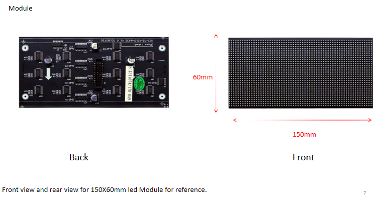 Shelf led display 