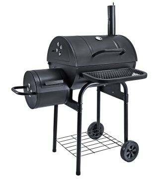 Cast Iron Offset Smoker BBQ Grill with Cover: The Ultimate Outdoor Cooking Tool Set