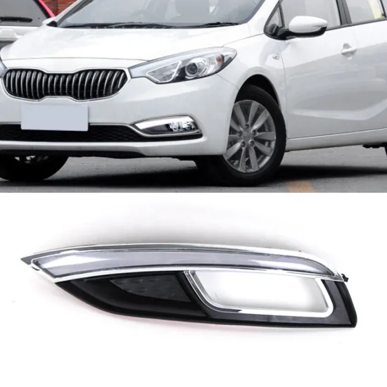 Gobison High Quality Front Bumper Fog Lamp LED Daytime Running Lights - White Light for KIA K3 (2013-2014)