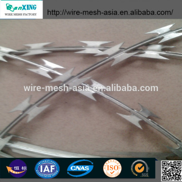 electric galvanized razor barbed wire specification distributor